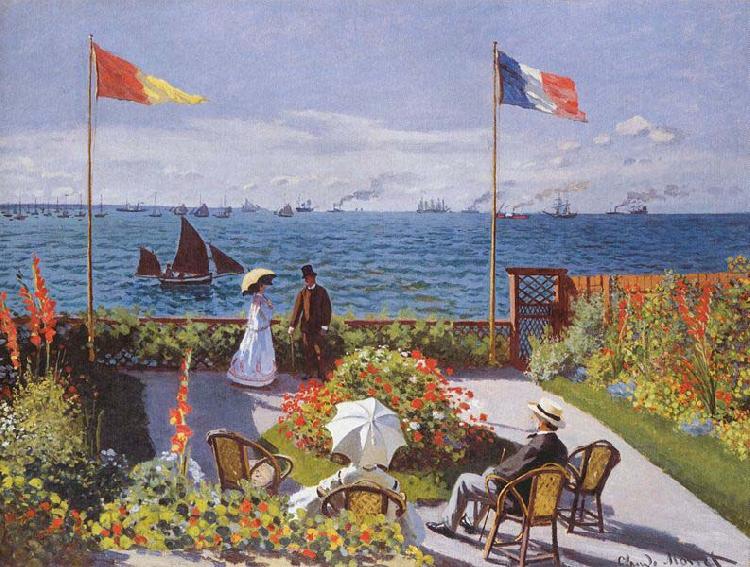 Claude Monet Jardin a Sainte Adresse